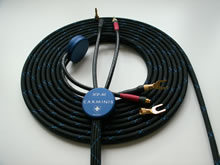 Interconnexions : Câbles de haut-parleurs. Carminis, Orbe, Suisse